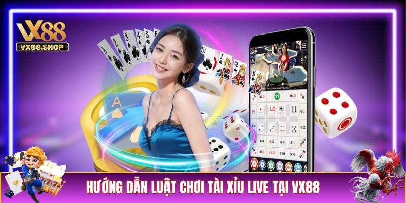 Hướng dẫn luật chơi Tài Xỉu live tại VX88 